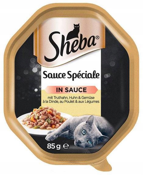 Sheba in Sauce Adult Indyk i Kurczak 22x85g