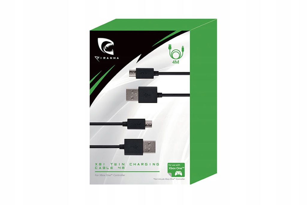 2x kabel do ładowania Piranha Gaming 4m Xbox One