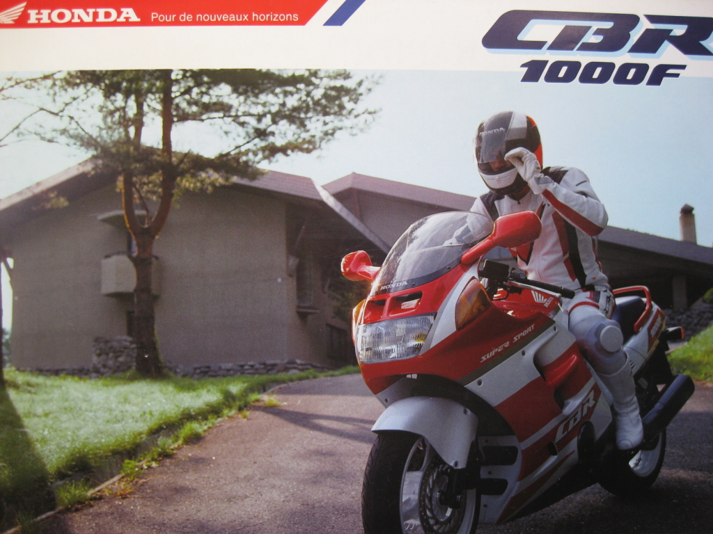 HONDA CBR 1000 katalog prospekt z 1990 r.