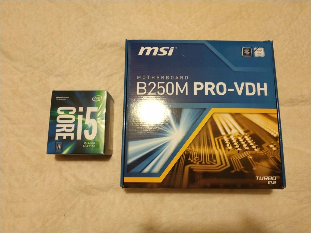 Intel Core i5-7600 + MSI B250M PRO-VDH