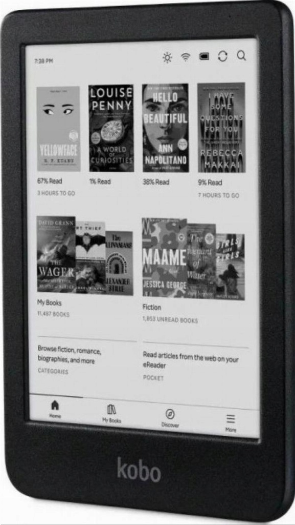 Kobo Clara BW Czytnik eBook 6" E Ink Podświetlenie 16GB Czarny