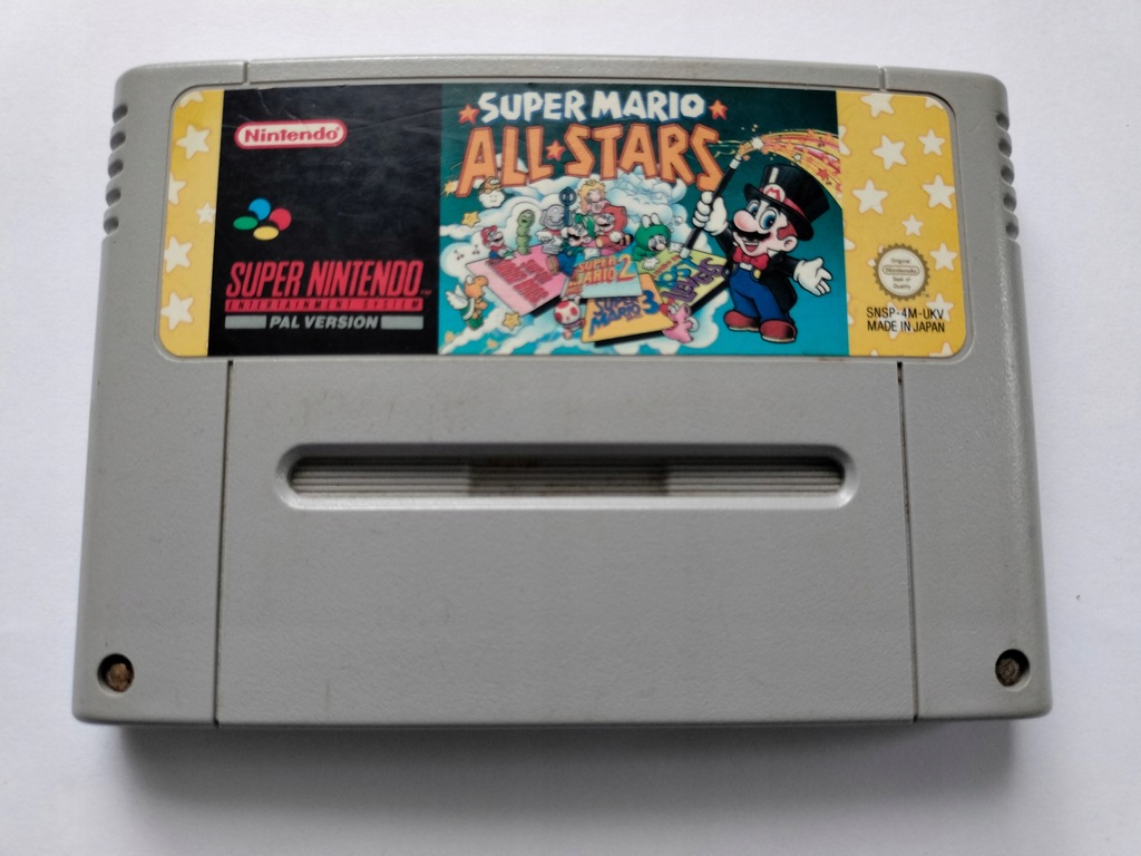 SUPER MARIO ALL STARS SNES ENG PAL NINTENDO