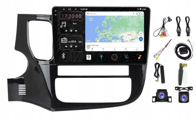 RADIO NAWIGACJA CARPLAY ANDROID MITSHUBISHI OUTLANDER 12-18 4GB 64GB SIM