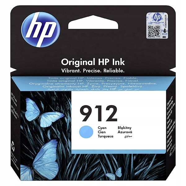 HP oryginalny ink / tusz 3YL77AE, HP 912, cyan, 315s, high capacity, HP Off