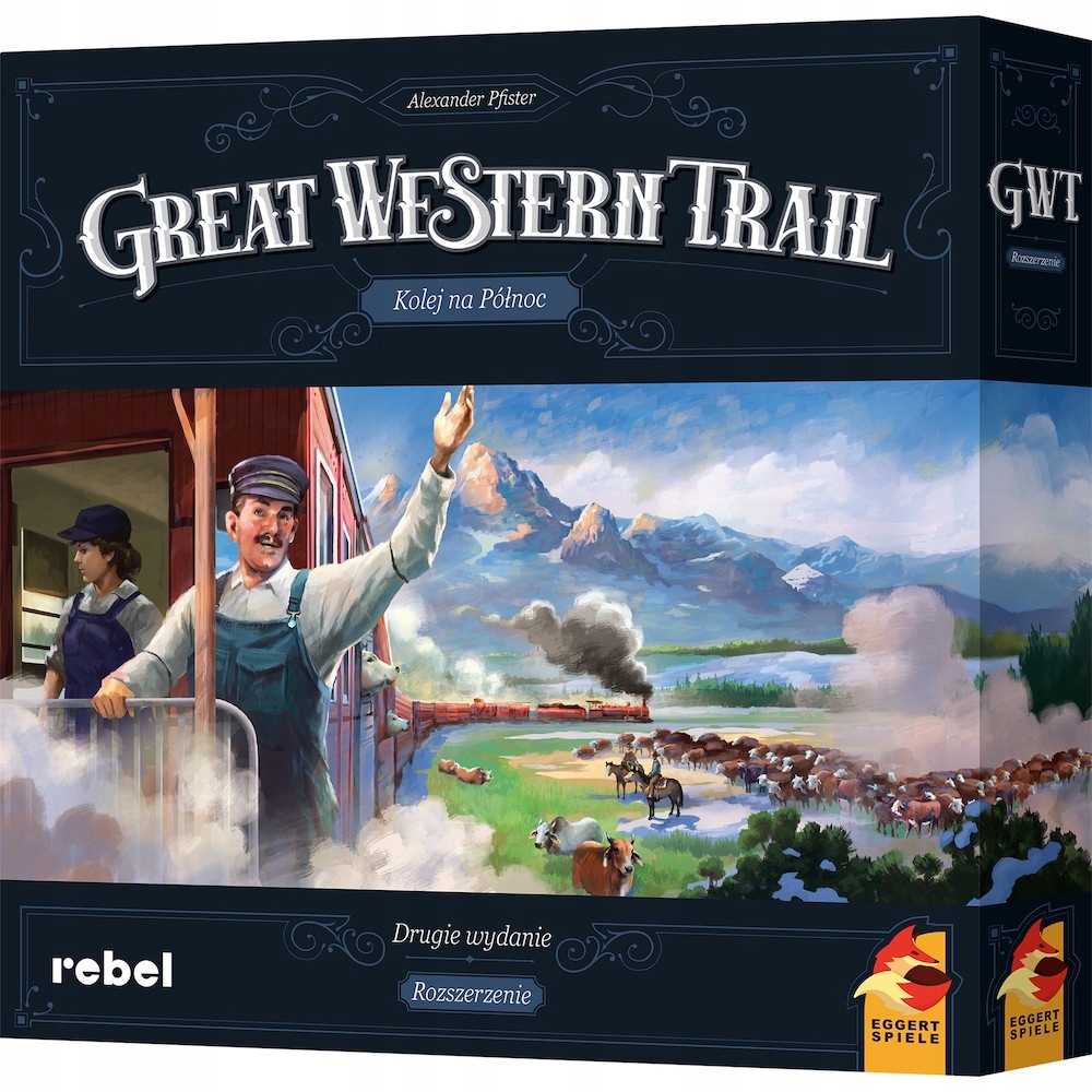 REBEL Gra Great Western Trail: Kolej na Północ