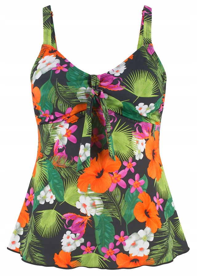 SSX357 TOP OD TANKINI ZE WZOREM 36/38 N-V