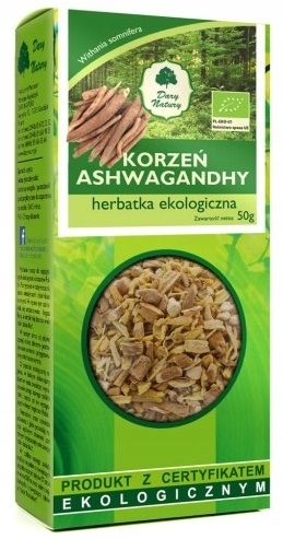 Korzeń ashwagandhy EKO 50g Dary Natury