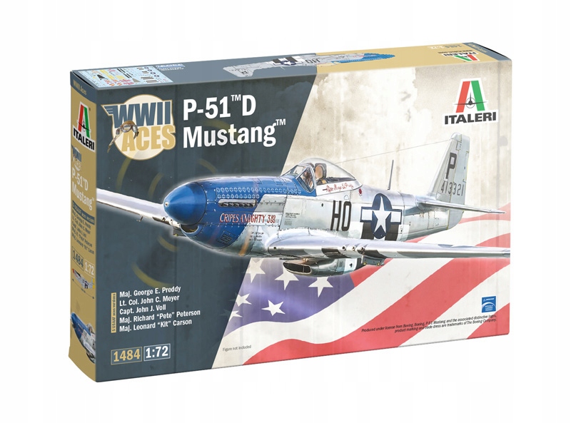 Italeri 1:72 North American P-51D Mustang - WWII ACES
