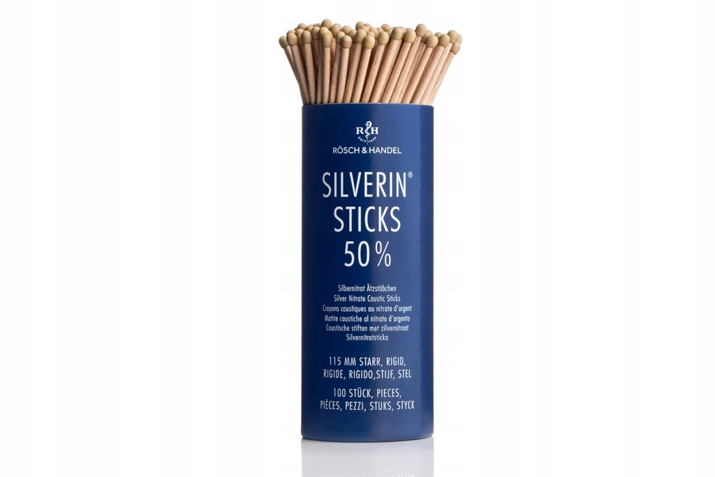 Patyczki Rösch & Handel Silverin Sticks 50% 100szt