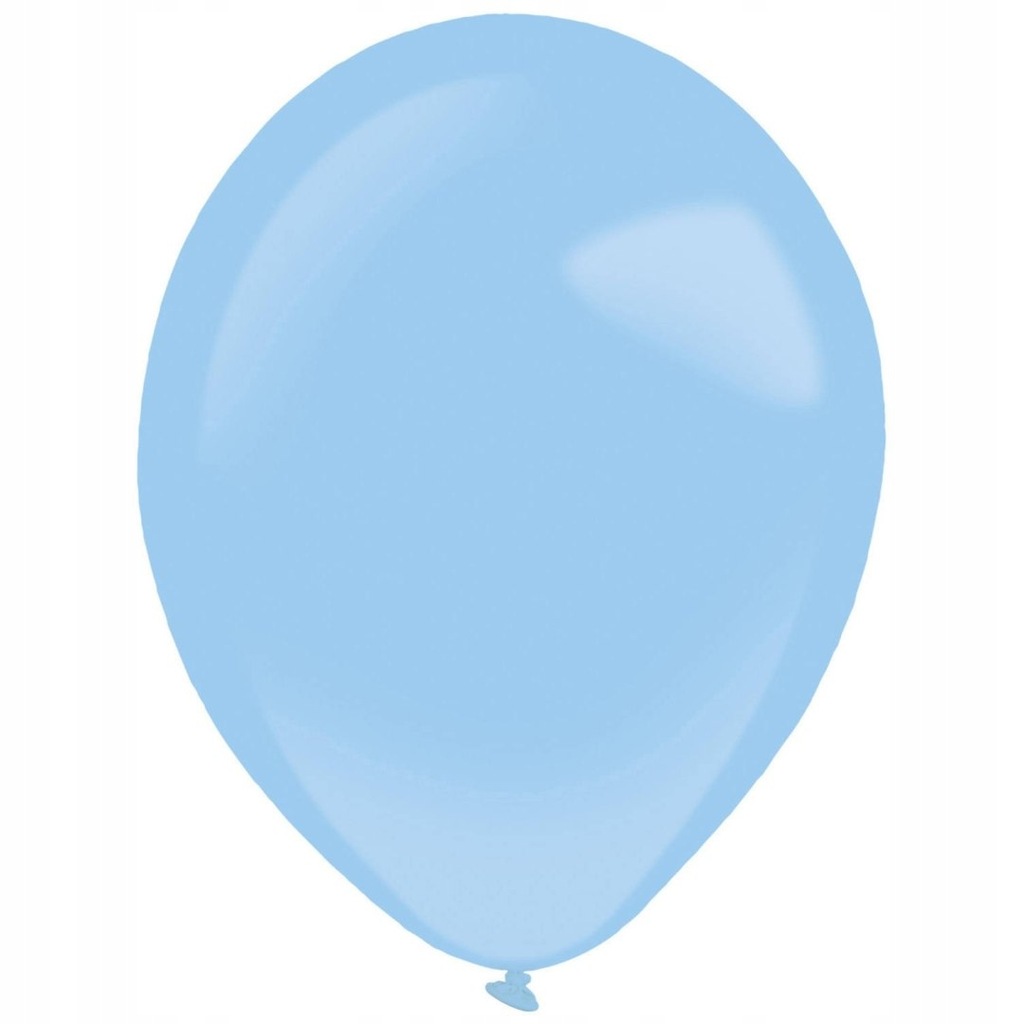 Balony lateksowe Decorator Pastelowe j. niebieskie 35cm, 50 szt.