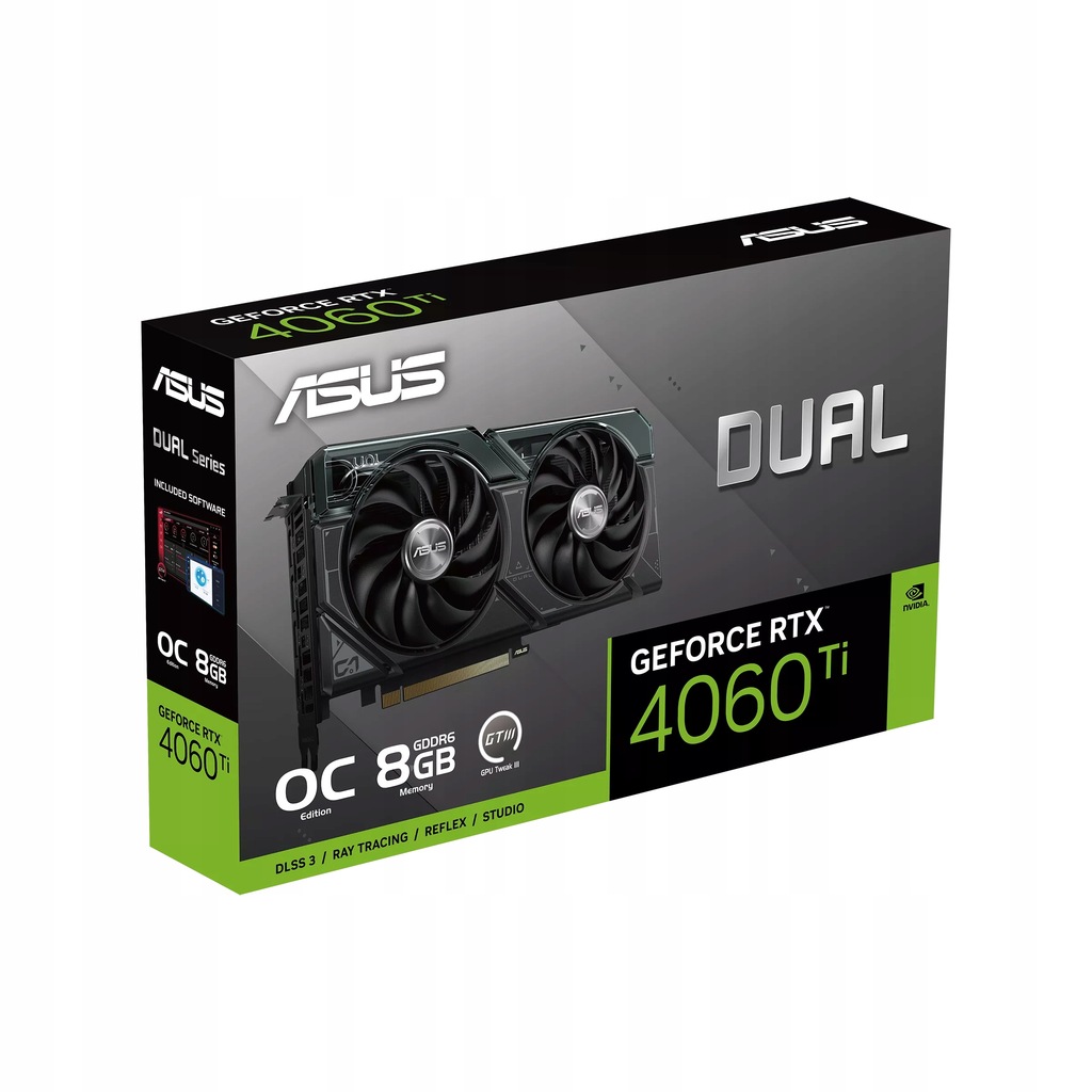 Купить Видеокарта ASUS RTX 4060 Ti Dual OC 8 ГБ: отзывы, фото, характеристики в интерне-магазине Aredi.ru