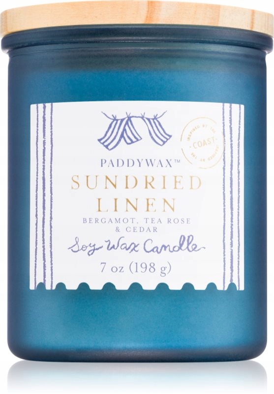 Paddywax Coastal Sundried Linen świeczka zapachowa