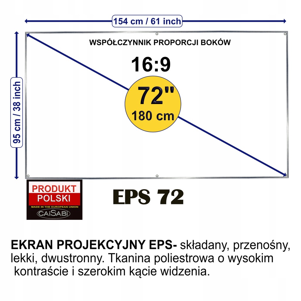 Купить ЭКРАН 72 16:9 HD В ПОДАРОК ​​ДЛЯ ПРОЕКТОРА: отзывы, фото, характеристики в интерне-магазине Aredi.ru