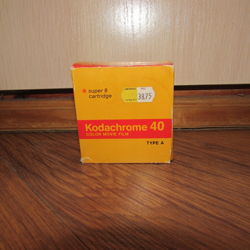 Kodachrome 40 film do kamery Super 8 data 03/1980