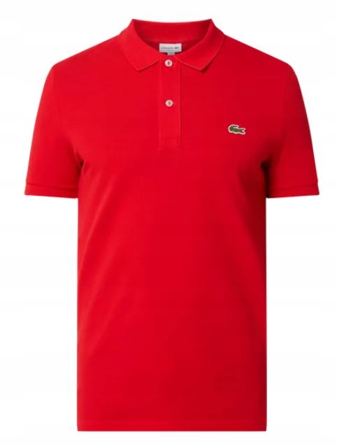 -65% Koszulka POLO CLASSIC LACOSTE RAW RED r. XXL