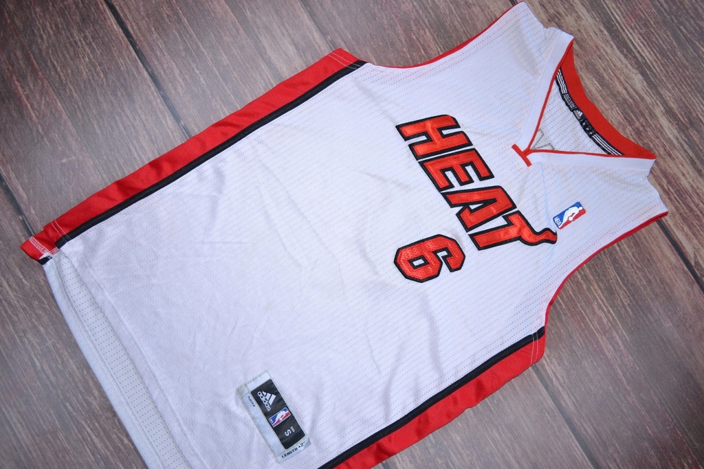 Купить ФУТБОЛКА ADIDAS MIAMI HEAT 6 JAMES NBA IDEAL S L+2: отзывы, фото, характеристики в интерне-магазине Aredi.ru