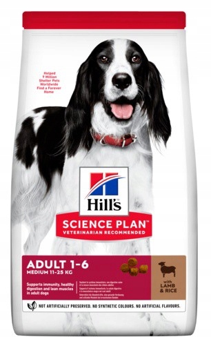 Hill's Science Plan Adult Medium Lamb Rice 14kg