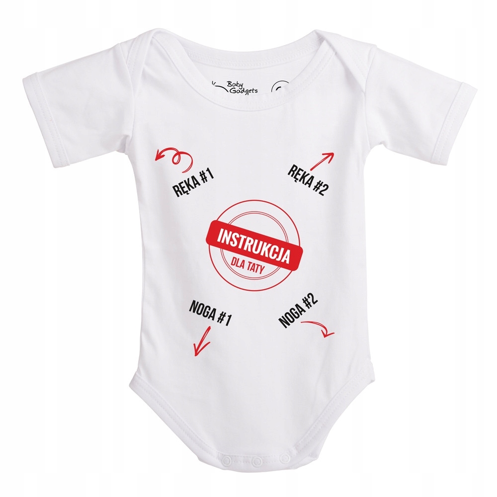 Baby Instructions bodziak z napisami instrukcja