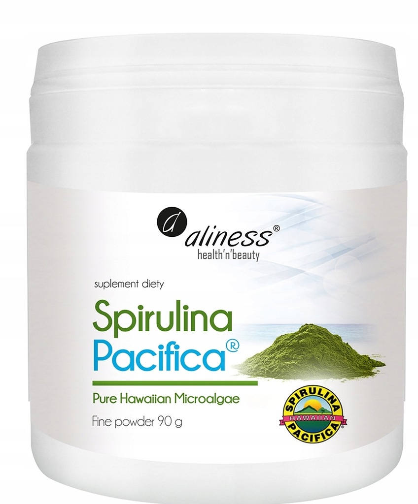 Aliness Spirulina Hawajska proszek 90g | OCZYSZCZA