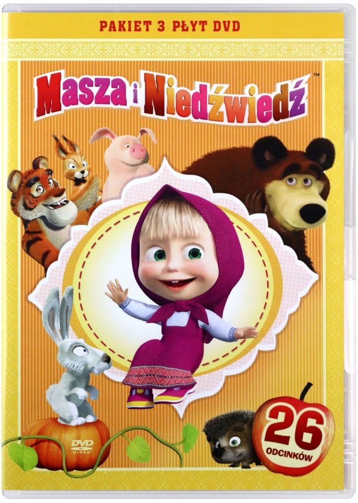 MASZA I NIEDŹWIEDŹ SEZON 1 ODCINKI 1-3 [3DVD]