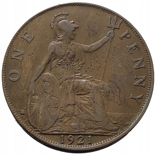 66881. Wielka Brytania, 1 pens, 1921r.