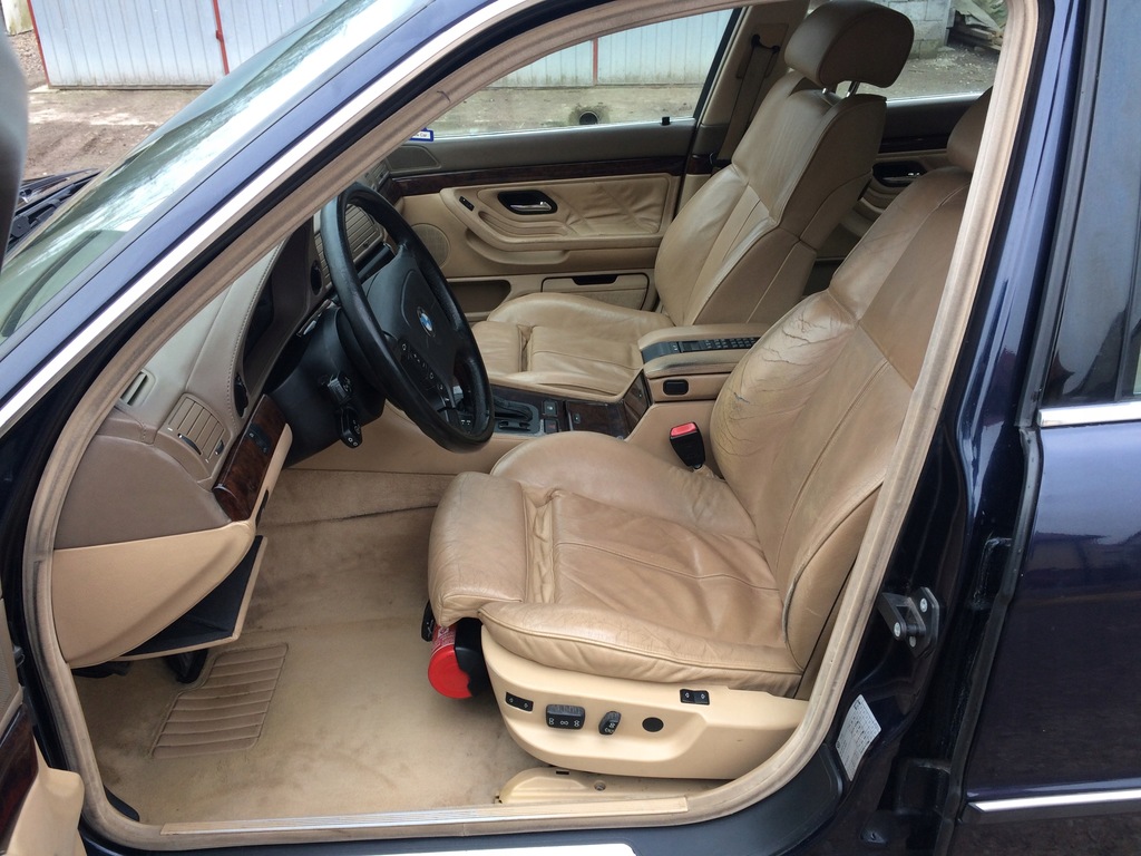 Fotele kontursitze BMW E38 5.4 V12 326KM 1995r.