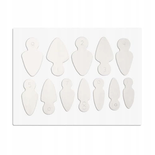 Boska Nails Silikonowe formy do Dual form Almond short 12szt