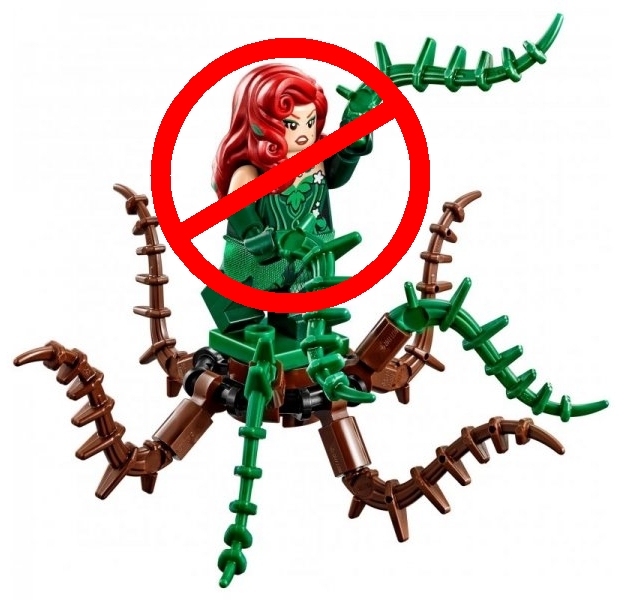 Lego DC @@ PNĄCZA dla POISON IVY @@z zestawu 70908