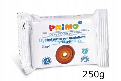 PRIMO Masa modelarska 250g brązowa brązowa