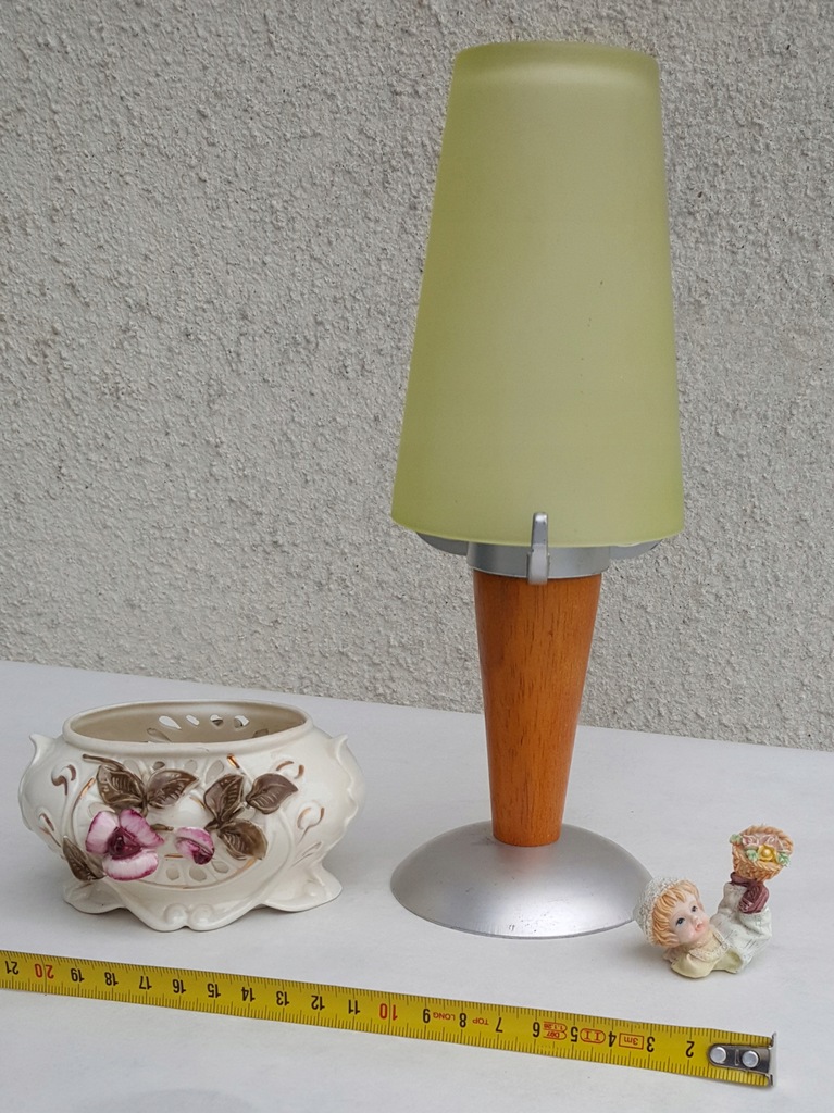 Lampion+szkatulka z porcelana+Figurka