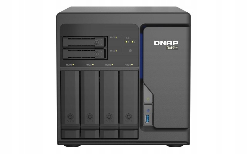 Qnap-TS-h686-D1602-8G 4+2 bay tower intel 8GB RAM