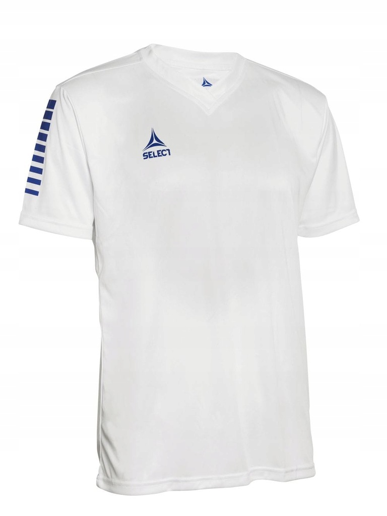 SELECT Koszulka PISA white/blue biało/niebieska - 12 Lat