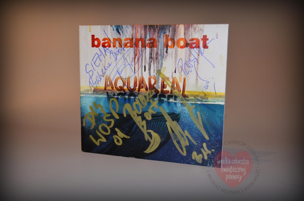 PŁYTA BANANA BOAT Z AUTOGRAFAMI CZŁONKÓW ZESPOŁU!