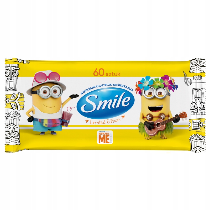 SMILE CHUSTECZKI ANTYBAKTERYJNE 60 szt. D-PANTENOL