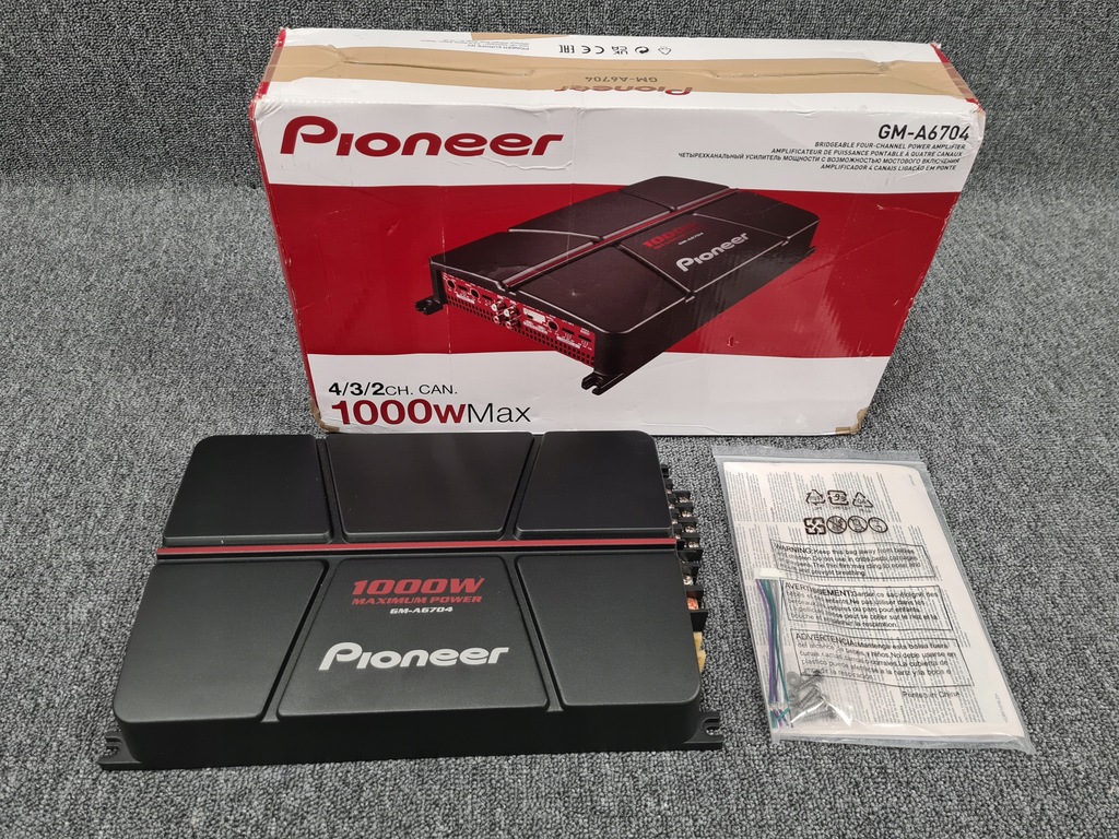 Купить Pioneer GM-A6704 1000 Вт 4-канальный усилитель: отзывы, фото, характеристики в интерне-магазине Aredi.ru