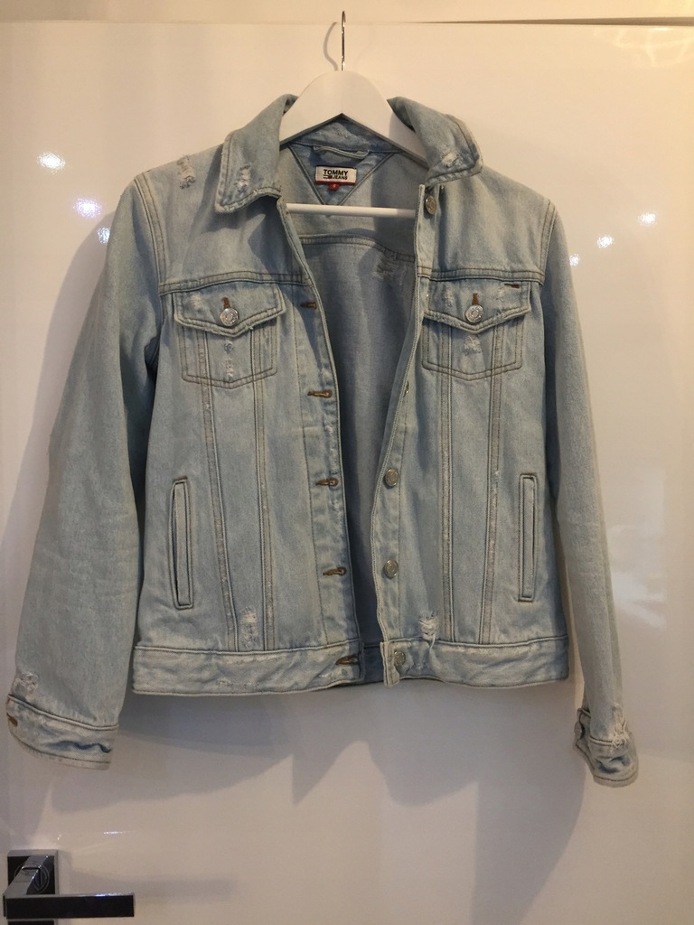 Tommy Hilfiger Denim kurtka jeansowa rozmiar S