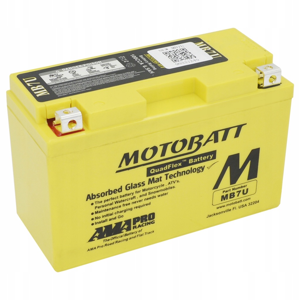 MOTO BATT akumulator AGM MB7U zamiennik YT7B-BS