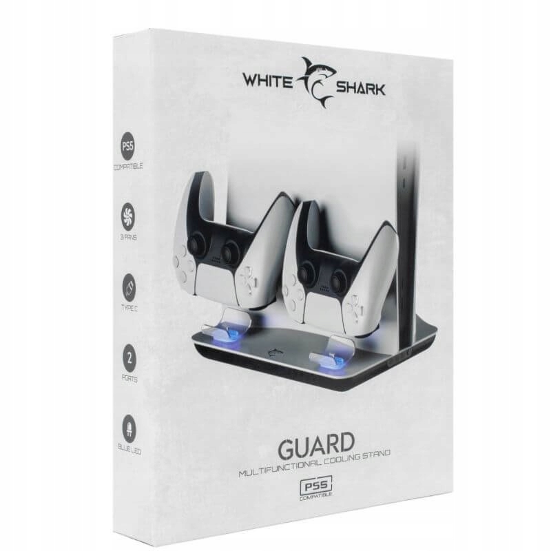 PS5 Podstawka chłodząco-ładująca WhiteShark GUARD