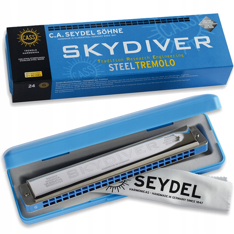 Harmonijka ustna tremolo Seydel Skydiver tonacja C