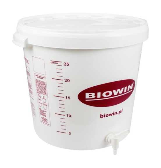 Pojemnik fermentacyjny pokrywka kran 30L Biowin
