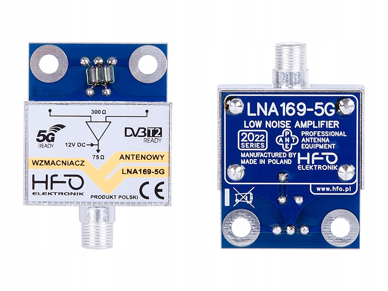 2624# Wzmacniacz antenowy lna-169-5g 32db hfo oryginał