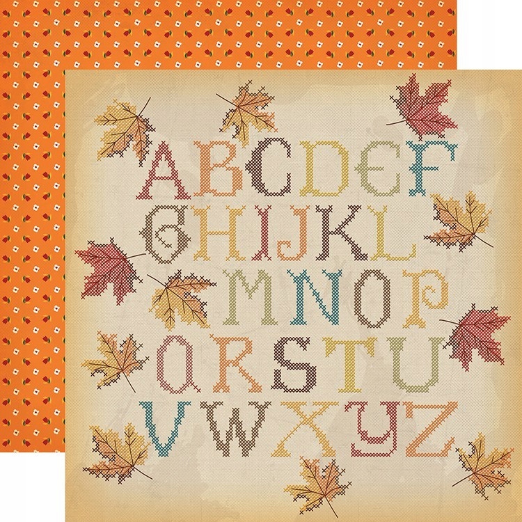 Papier 30 x 30 - Carta Bella - Fall Stitching