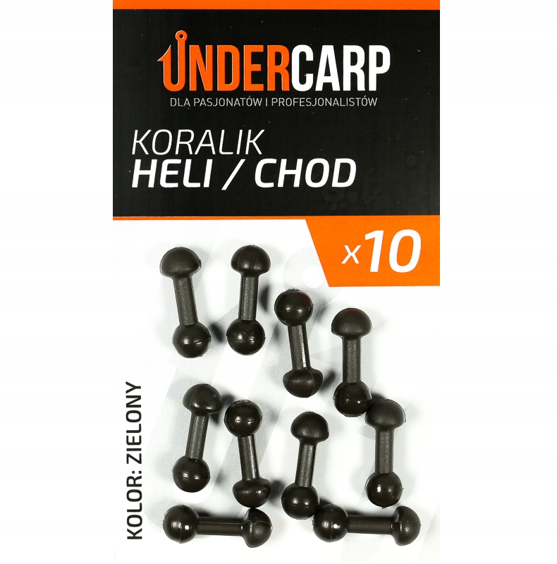 UNDERCARP Koralik Heli/Chod – Zielony