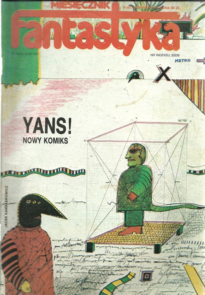 MIESIĘCZNIK FANTASTYKA 8 ( 47 ) 1986