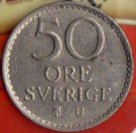 Szwecja.50 Ore 1970