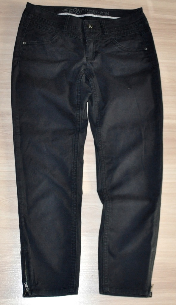 ESPRIT _ fajne czarne spodnie chinosy _ 36