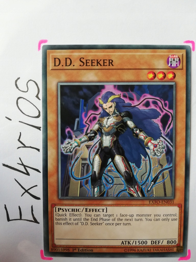 Yu-Gi-Oh! EXFO-EN031 D.D. Seeker 1st Edition