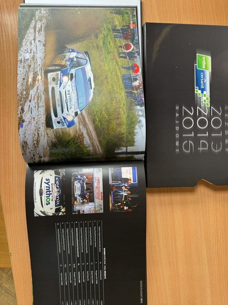 Album rajdowy z autografem Michała Sołowowa- Cersanit Rally Team