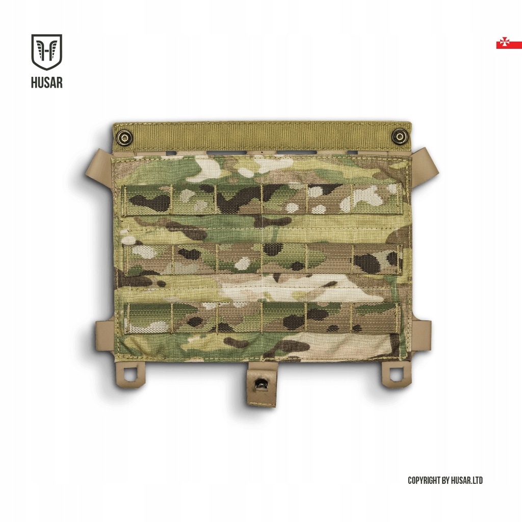 HUSAR klapa przednia MOLLE Noble Concrete Multicam