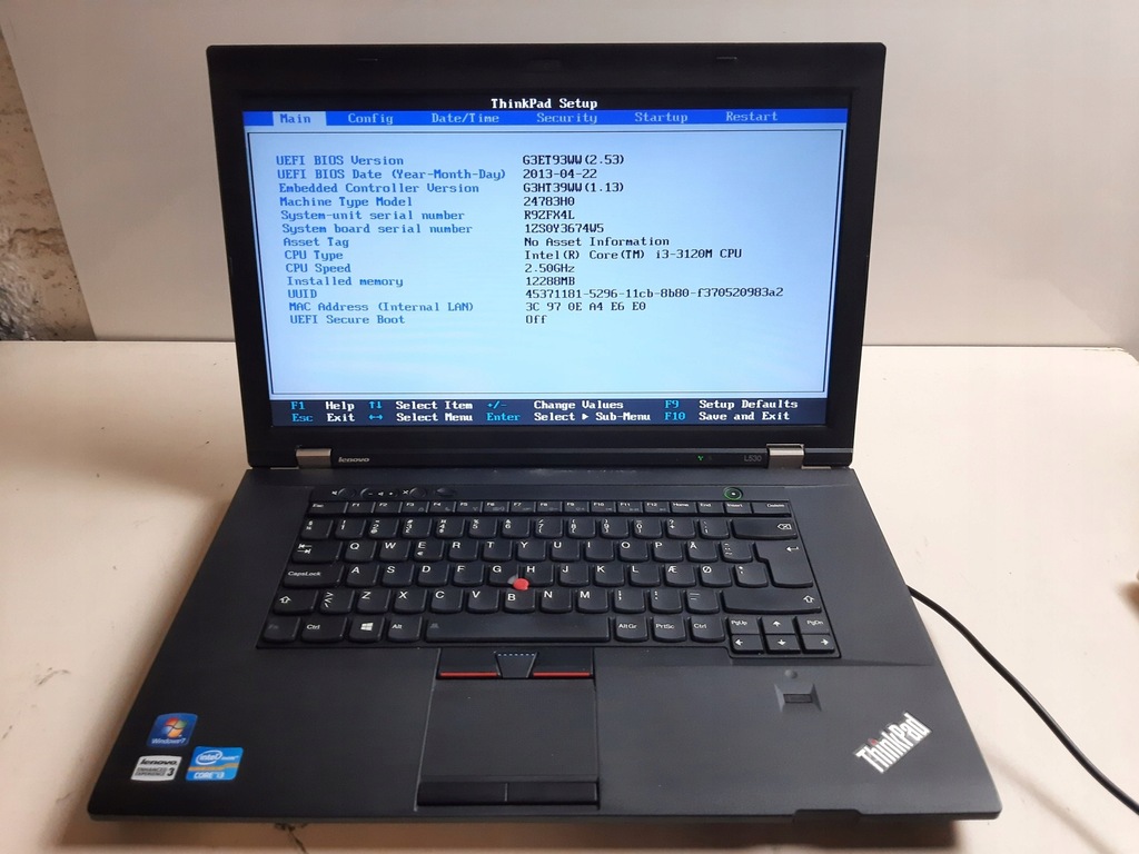 Lenovo Thinkpad L530 i3 (2140372)